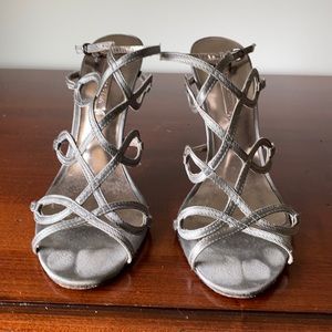 BCBGMAXAZRIA Satin Sandals